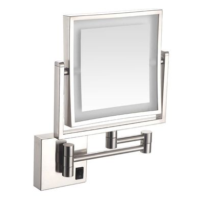 Wall Mount Vanity Makeup Mirrors Double Sided1X,3X Magnifying Bathroom Shaving Cosmetic Mirror Adjustable Wall Mirrors (Color : 260g) (260n)