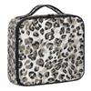 XMNYGJ Animal Leopard Print Makeup Train Case Travel Makeup Bag Professional Cosmetic Organizer Portable Storage Box with Adjustable Dividers for Cosmetics Makeup Brushes Toiletry view 1