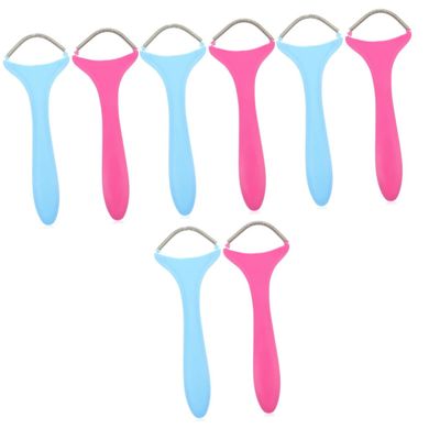 NOLITOY 8pcs Facial Hair Removal Tool for Women Eyebrow Threader Lip Hair Spring Portable Manual Epilator for Skin Care