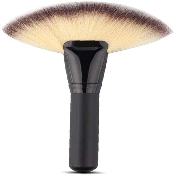 Black Big Big Fan Top Brush Makeup Tools Fan ConConcealer Powder Blush Nose Wipe Brush Makeup Tool and Other Accessories Face Brushes