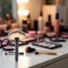 Black Big Big Fan Top Brush Makeup Tools Fan ConConcealer Powder Blush Nose Wipe Brush Makeup Tool and Other Accessories Face Brushes view 3