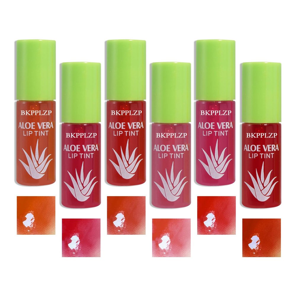 BKPPLZP 6 Pack Crystal Flower Jelly Lipstick,Magic Color Changing Lipstick,PH Clear Temperature Color Changing Lip Gloss,Lip Balm,Long Lasting Nourishing Moisturizing Lip Stick Set L