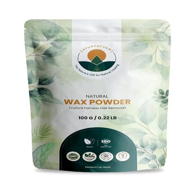 ATS Natural Wax Powder - 100g (Pack of 1) | Instant Hair Remover | Unisex Adult |Wax Powder Made with Natural Ingredients for Painless Hair Removal