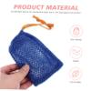FOMIYES 24pcs Soap Foaming Pouches Exfoliating Meshes for Face Cleaning and Bathing Drawstring Soap Bags Beige Easy Drying and Convenient Storage view 3