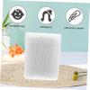 FOMIYES 2sets 2-pack Care Buds Swabs for Makeup Cleaning Double Heads Spiral Ellipse Safe Removal 74mm Plastic Cylinder Box 200pcs*2 view 3