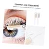 FOMIYES 4pcs Portable Eyebrow and Eyelash Comb Convenient Brushes for Daily Grooming Foldable Design Transparent and Accents view 3