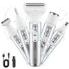 Electric Razor for Women Lady Shaver Hair Trimmer for Face Nose Eyebrow Beard Moustache Arm Leg Armpit Bikini Painless Rechargeable Portable 5 in 1 Lady Body Shavers Set view 1