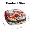 YTYVAGT Small Travel Makeup Bag,Cosmetic Bags for Women,Colored Lines Abstract Flower,Period Bag view 2