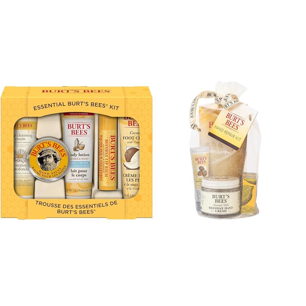 Burt's Bees Easter Basket Stuffers, Essential Everyday Beauty Gifts Set & Easter Basket Stuffers, Hand Repair Gifts Set