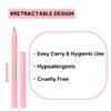 AOU LIP BRUSH Compact & Retractable Design for Easy Carry with Cruelty-Free Soft Brush view 4