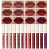 QiBest 12Pcs Matte Liquid Lipstick Set for Girls & Women, 24 Hours Long Lasting Waterproof Nude & Dark Red Lip Gloss Makeup Gift Kits, Velvet Non-Stick Cup Mate Duracion 24 Horas Originales Lip Stains view 1