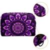 YTYVAGT Makeup Bags for Women,Toiletry Bag for Men,Purple Mandala Skull Flower,Travel Cosmetic Bag view 3