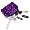 YTYVAGT Makeup Bags for Women,Toiletry Bag for Men,Purple Mandala Skull Flower,Travel Cosmetic Bag view 4