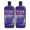 Dr Teal's Foaming Bath with Pure Epsom Salt, Sleep Blend with Melatonin & Foaming Bath with Pure Epsom Salt, Soothe & Sleep with Lavender, 34 fl oz (Pack of 2) view 2