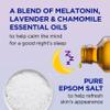 Dr Teal's Foaming Bath with Pure Epsom Salt, Sleep Blend with Melatonin & Foaming Bath with Pure Epsom Salt, Soothe & Sleep with Lavender, 34 fl oz (Pack of 2) view 3
