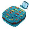 YTYVAGT Small Travel Makeup Bag,Cosmetic Bags for Women,Cartoon Car Line Grid,Period Bag view 1