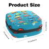 YTYVAGT Small Travel Makeup Bag,Cosmetic Bags for Women,Cartoon Car Line Grid,Period Bag view 3