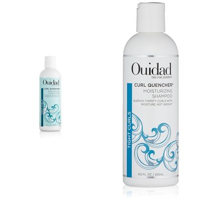 Ouidad Curl Quencher Moisturizing Conditioner, 8.5 Fl Oz & Moisturizing Shampoo, 8.5 Ounce