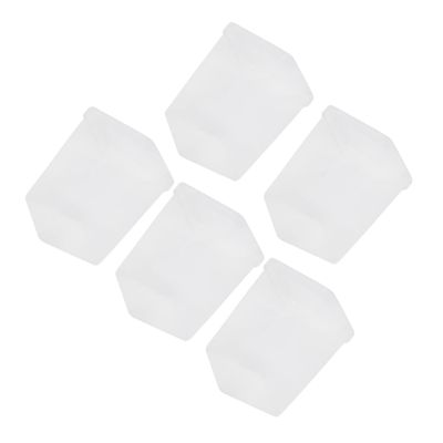 BESTOYARD 5pcs Set Cosmetic Cotton Storage Box Makeup Case Organizer Paper Towel Holder Dispenser Storage Case Cosmetic Cotton Pad Holder Clear Manicure Cleansing Cotton White