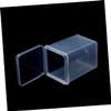 BESTOYARD 5pcs Set Cosmetic Cotton Storage Box Makeup Case Organizer Paper Towel Holder Dispenser Storage Case Cosmetic Cotton Pad Holder Clear Manicure Cleansing Cotton White view 3