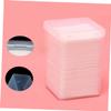 BESTOYARD 5pcs Set Cosmetic Cotton Storage Box Makeup Case Organizer Paper Towel Holder Dispenser Storage Case Cosmetic Cotton Pad Holder Clear Manicure Cleansing Cotton White view 4