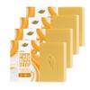 Dove Plant Milk Cleansing Bar Soap Turmeric Milk & Lemon Drop Glow Booster 4 Count for Moisturized Skin Gentle Cleanser, No Sulfate Cleansers or Parabens, 98% Biodegradable Formula 5 oz view 1