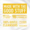 Dove Plant Milk Cleansing Bar Soap Turmeric Milk & Lemon Drop Glow Booster 4 Count for Moisturized Skin Gentle Cleanser, No Sulfate Cleansers or Parabens, 98% Biodegradable Formula 5 oz view 3