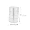 ABOOFAN 2pcs Multi-layer Storage Box Jewelry Boxes Dresser Vanity Table Rotating Travel Jewelry Tray Ring Earrings Necklace Case Hair Clip Organizer Storage Makeup Holder Manager view 4