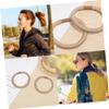 FRCOLOR 10pcs Stretchy Hair Ties No Damage Elastic Hair Bands for Women Girls Ponytail Holders Style view 2