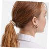 FRCOLOR 10pcs Stretchy Hair Ties No Damage Elastic Hair Bands for Women Girls Ponytail Holders Style view 4
