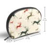 YTYVAGT Travel Makeup Bag,Travel Toiletry Bag for Women,Colorful Jumping Deers,Cosmetic Travel Bag view 3
