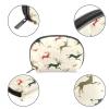 YTYVAGT Travel Makeup Bag,Travel Toiletry Bag for Women,Colorful Jumping Deers,Cosmetic Travel Bag view 4