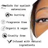 Eyelash Extension Shampoo + Brush/Foaming Lash Wash for Extensions & Natural Lashes/Safe Makeup Remover infused with Organic Chamomile & Calendula, powered by Organic Castor Oil 2oz view 3