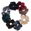 16pcs Hair Ties Hair Srunchies Soft and Comfortable Elastic French Large Soft Bands Ties Accessories for Girl Women 8 Colors view 3