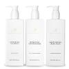 Bellagio Shower Set - Shampoo, Conditioner, Body Wash - Scented with Cedarwood, Green Mandarin, Lavender - Vegas Hotel Bath Amenities - 10 oz, White view 1