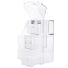 TANIQIACA Desktop Cosmetics Storage Box Organizer Container 1 Makeup Brush Cylinder and 3 Drawers view 3