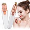 Facial Hair Remover for Women, USB Facial Hair Removal, Painless Face Hair Trimmer, Portable Electric, Electric Eyebrow Remover, Ladies Shaver for Lip, Upper Chin, Cheek view 2