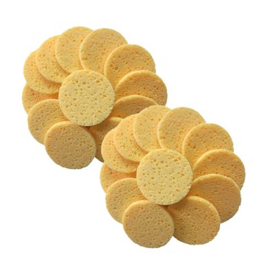 Mikinona 20pcs Skin-friendly Round Makeup Cotton Pads Cleaning Puff for Gentle Makeup Removal for Daily Facial Cleansing Skin Color