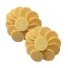 Mikinona 20pcs Skin-friendly Round Makeup Cotton Pads Cleaning Puff for Gentle Makeup Removal for Daily Facial Cleansing Skin Color view 1