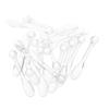FOMIYES 250pcs Skincare Spatulas for Cream and Lotion Application Makeup Tools for Facial Care Lightweight and Gentle Cosmetic Spoons for Beauty Salons and Travel view 4