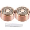 Replacement Heads Generation 3 for New Finishing Touch Flawless Facial Hair Remover,Upgraded Replacement Blades for Women,Ring Light Rose Gold for Flawless view 1