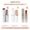 Replacement Heads Generation 3 for New Finishing Touch Flawless Facial Hair Remover,Upgraded Replacement Blades for Women,Ring Light Rose Gold for Flawless view 2