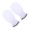 FOMIYES 1 Pair Maintenance Essential Oil Gloves Parrafin Wax Hand Care Mitten Heating Gloves Heat Preservation Gloves Paraffin Mitts Wax Gloves Paraffin Wax Flannel Bath Bag Round White view 1