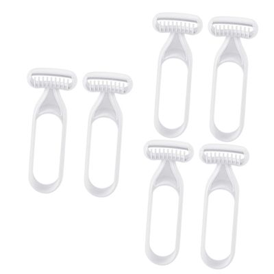 NOLITOY 6pcs Portable Hair Trimmer Women Body Hair Razor for Armpit Leg Bikini Line Wet Shaving