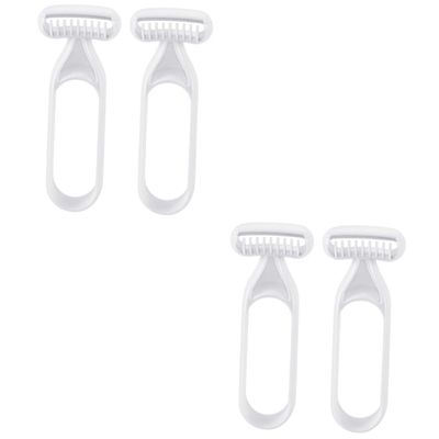 NOLITOY 4pcs Women Eyebrow Trimmer Body Hair Razor for Shaving Armpit Hair Leg Trimmer Portable Manual Body Shaver