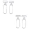 NOLITOY 4pcs Women Eyebrow Trimmer Body Hair Razor for Shaving Armpit Hair Leg Trimmer Portable Manual Body Shaver view 1