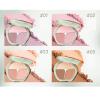 1 PC 3 Color Jade Pressed Powder Blush Matte Silky Facial Blusher Palette Cheek Color Palette with A Mirror & Beautiful Package, Giving Perfect Radiant 3D Look,13g (1, C04, Regular) view 4