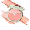 BeautyMAll 1 PC 3 Color Jade Pressed Powder Blush Matte Silky Facial Blusher Palette Cheek Color Palette with A Mirror & Beautiful Package, Giving Perfect Radiant 3D Look,13g (1, A02, Regular) view 1
