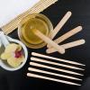 Baluue 100pcs Smooth Wooden Applicators for Hair Removal Single Use Body Sticks Safe Efficient Waxing Sticks for Eyebrows Hair view 3