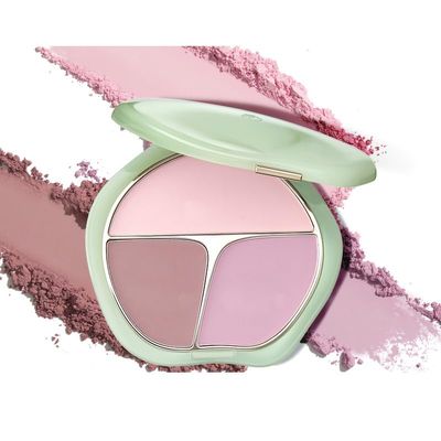 1 PC Caitang 3 Color Jade Pressed Powder Blush Matte Silky Facial Blusher Palette Cheek Color Palette with A Mirror & Beautiful Package, Giving Perfect Radiant 3D Look,13g (1, C01, Regular)